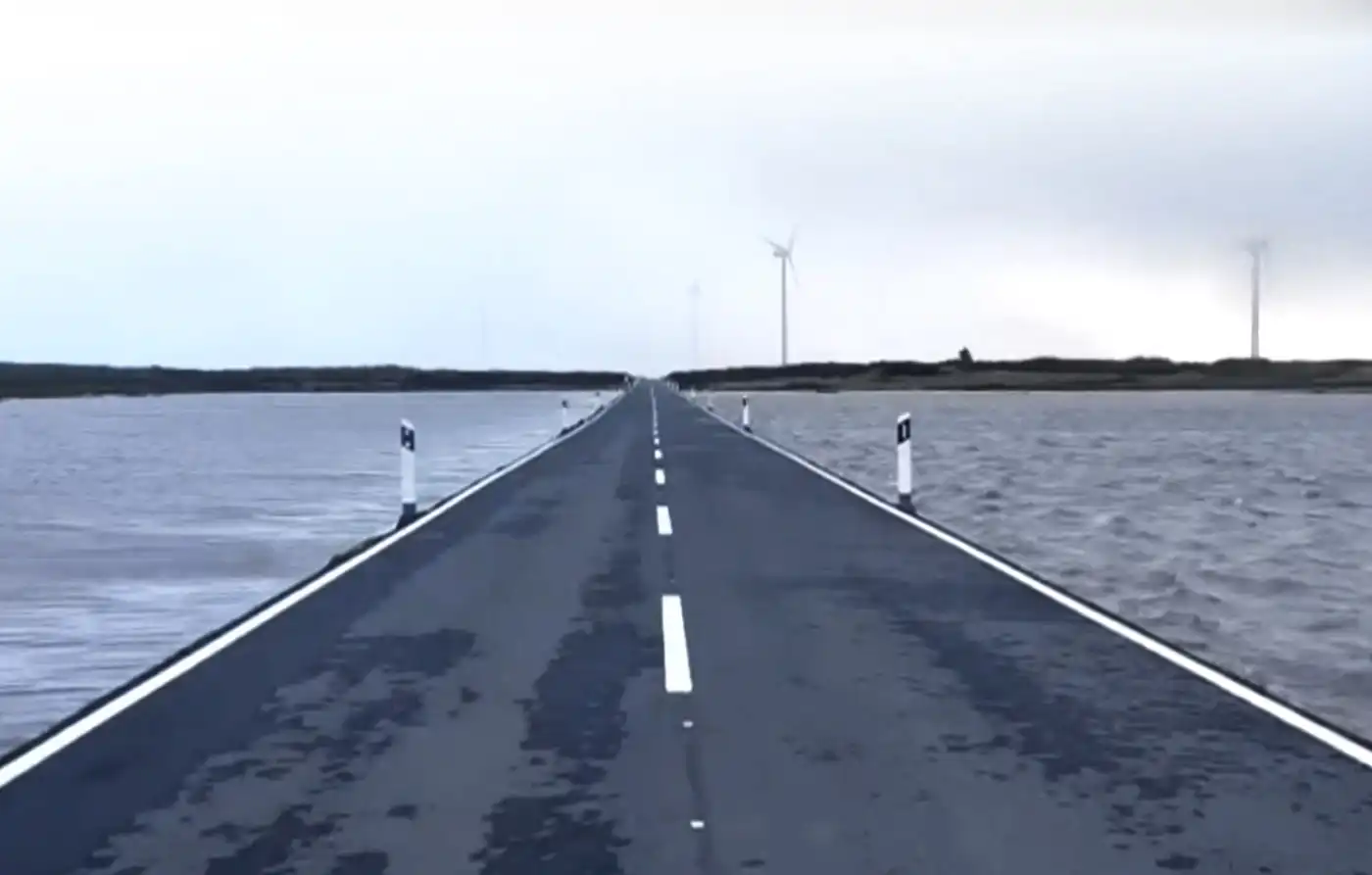 Heavy Rain Floods Paul da Serra Plateau