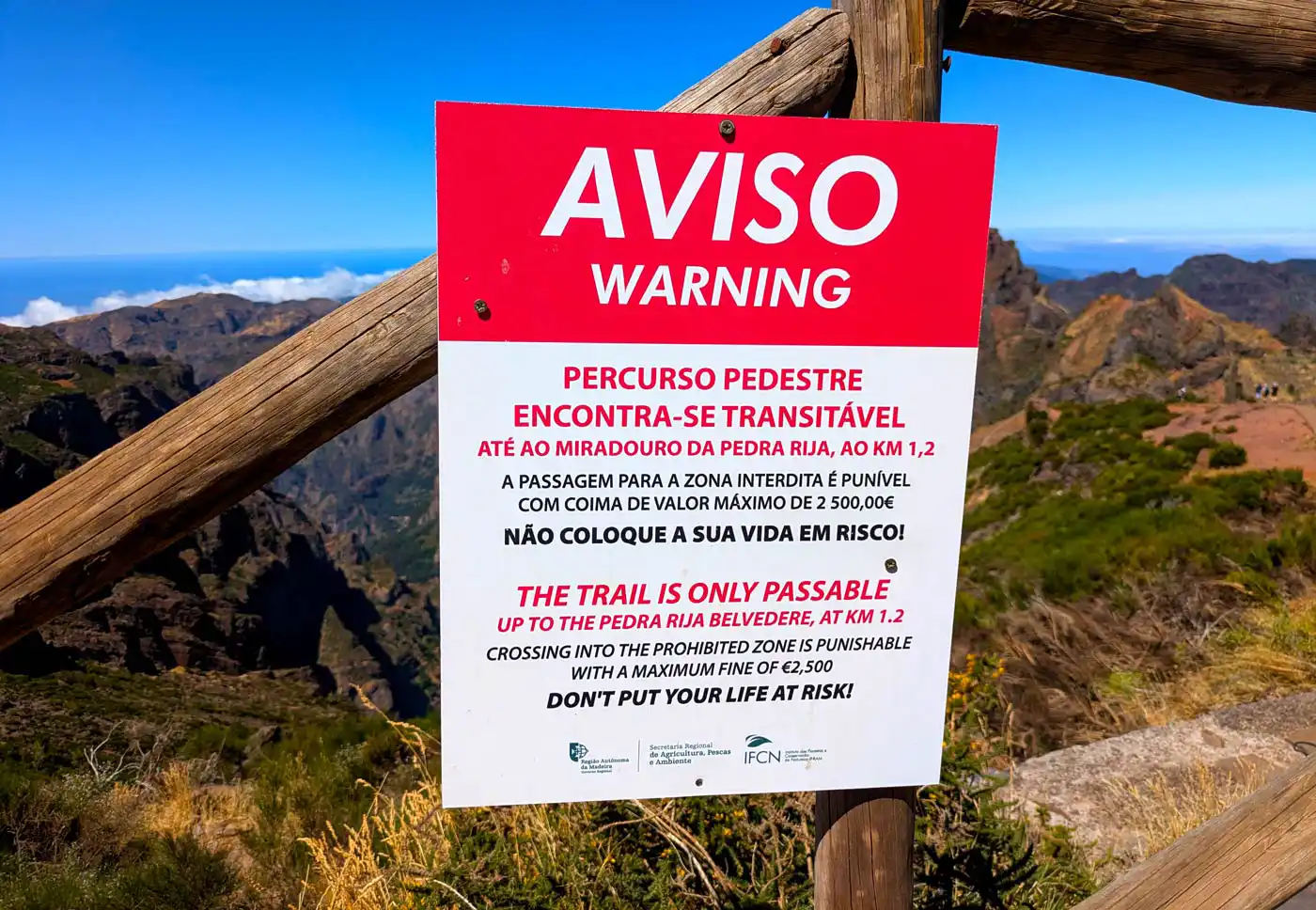 Tourists Fined €750 for Trespassing on PR1