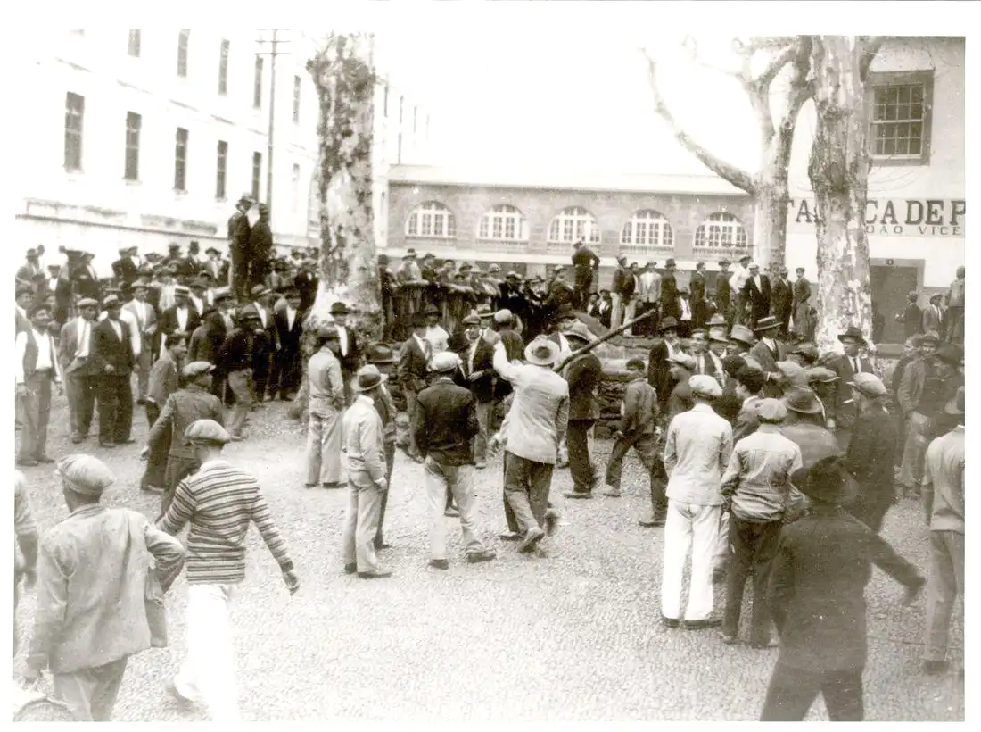 Flour Revolt in Madeira. February 1931