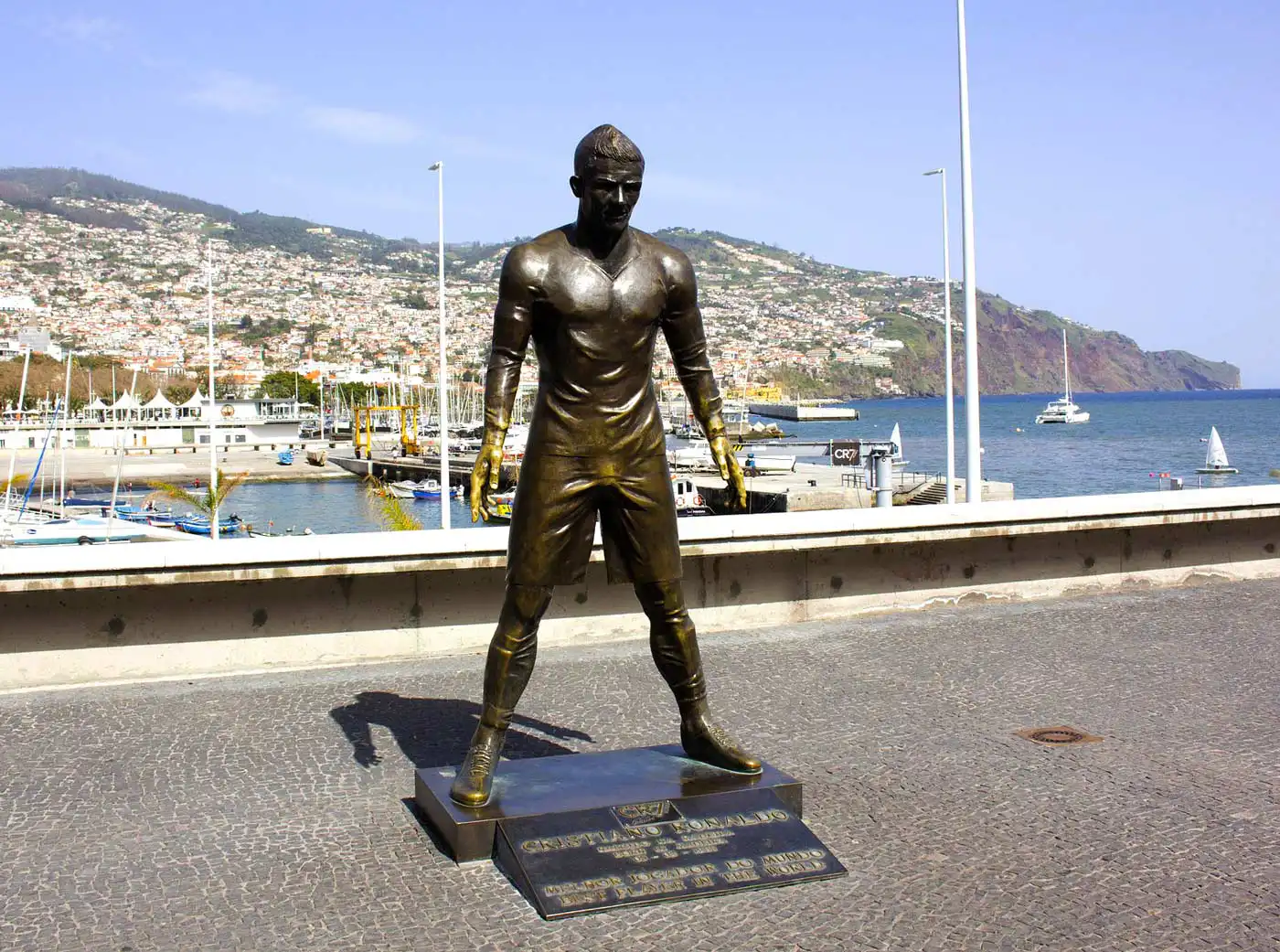 Man Sets Ronaldo Statue on Fire