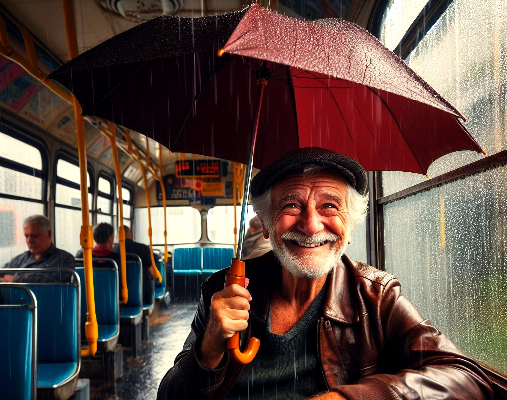 Rain Inside Bus Sparks Uproar on Social Media
